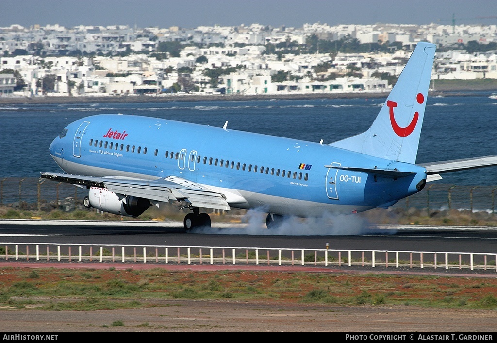 Aircraft Photo of OO-TUI | Boeing 737-4K5 | Jetair | AirHistory.net #59899