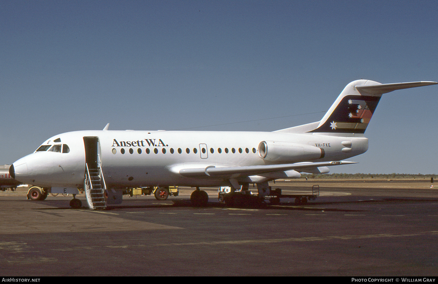 Aircraft Photo of VH-FKE | Fokker F28-1000 Fellowship | Ansett W.A. | AirHistory.net #59912