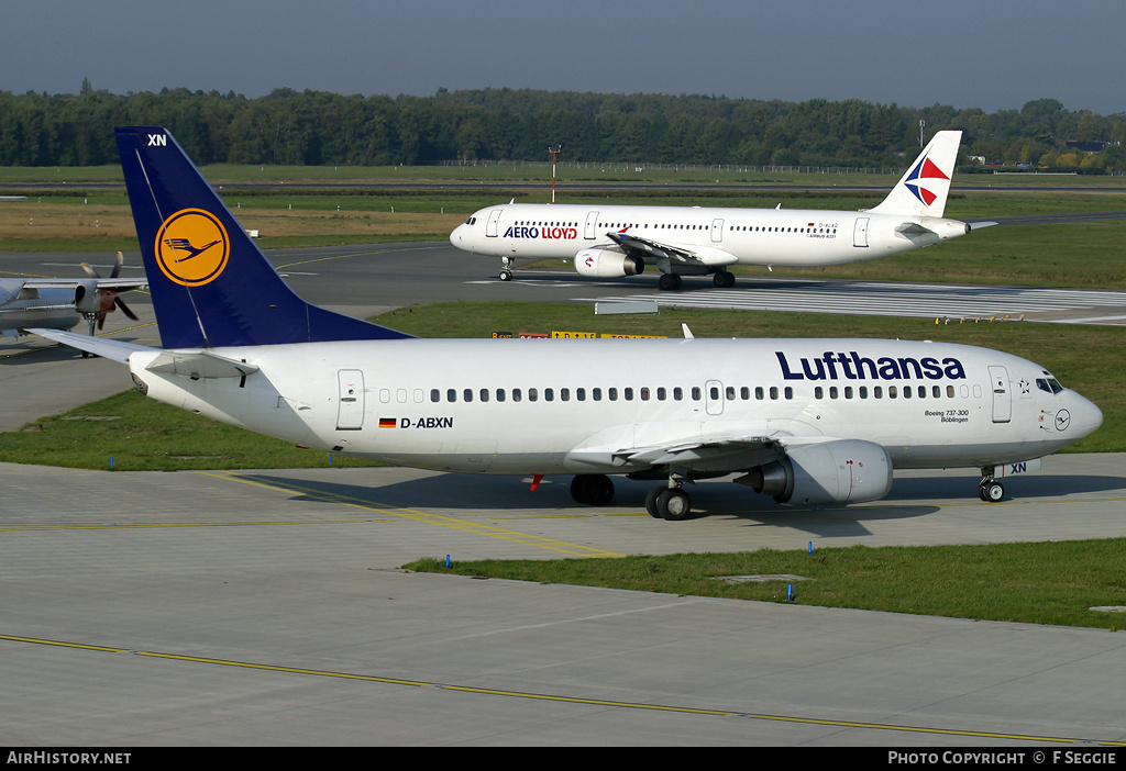 Aircraft Photo of D-ABXN | Boeing 737-330 | Lufthansa | AirHistory.net #59926
