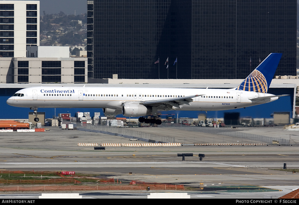 Aircraft Photo of N57855 | Boeing 757-324 | Continental Airlines | AirHistory.net #59939
