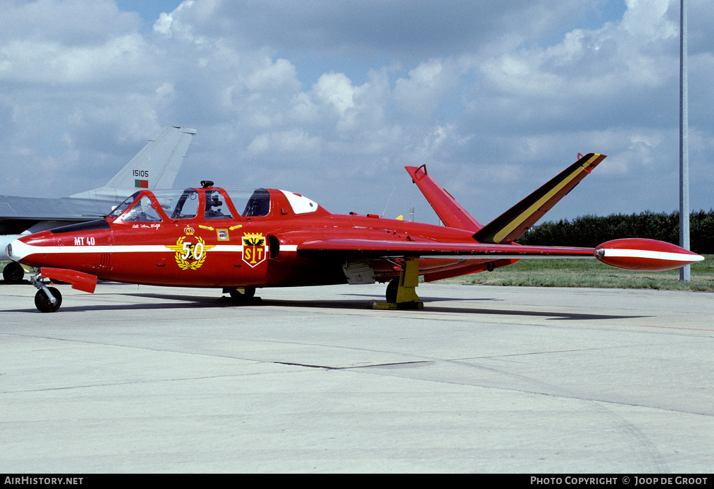 Aircraft Photo of MT40 | Fouga CM-170R Magister | Belgium - Air Force | AirHistory.net #59954