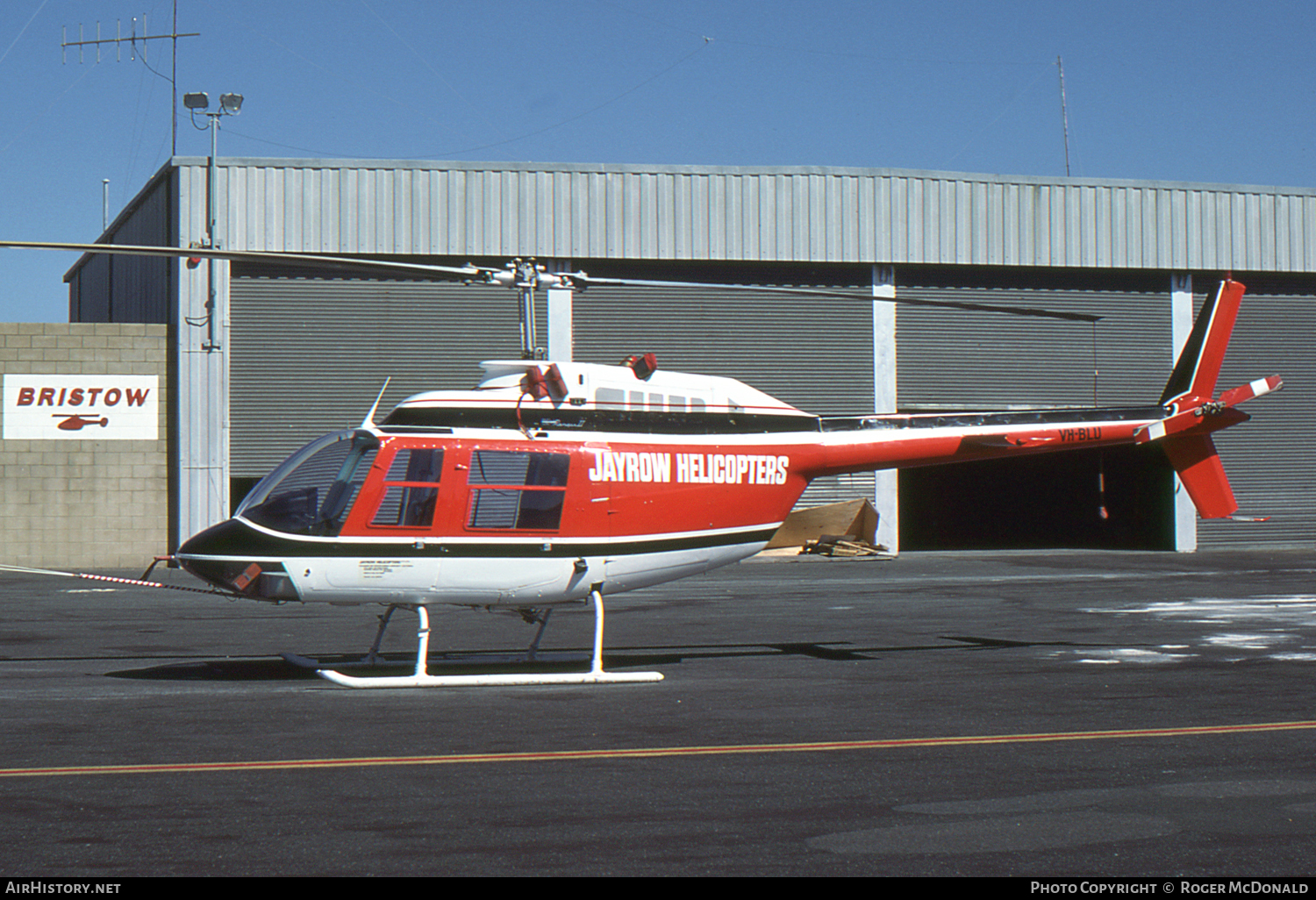 Aircraft Photo of VH-BLU | Bell 206B JetRanger II | Jayrow Helicopters | AirHistory.net #59967