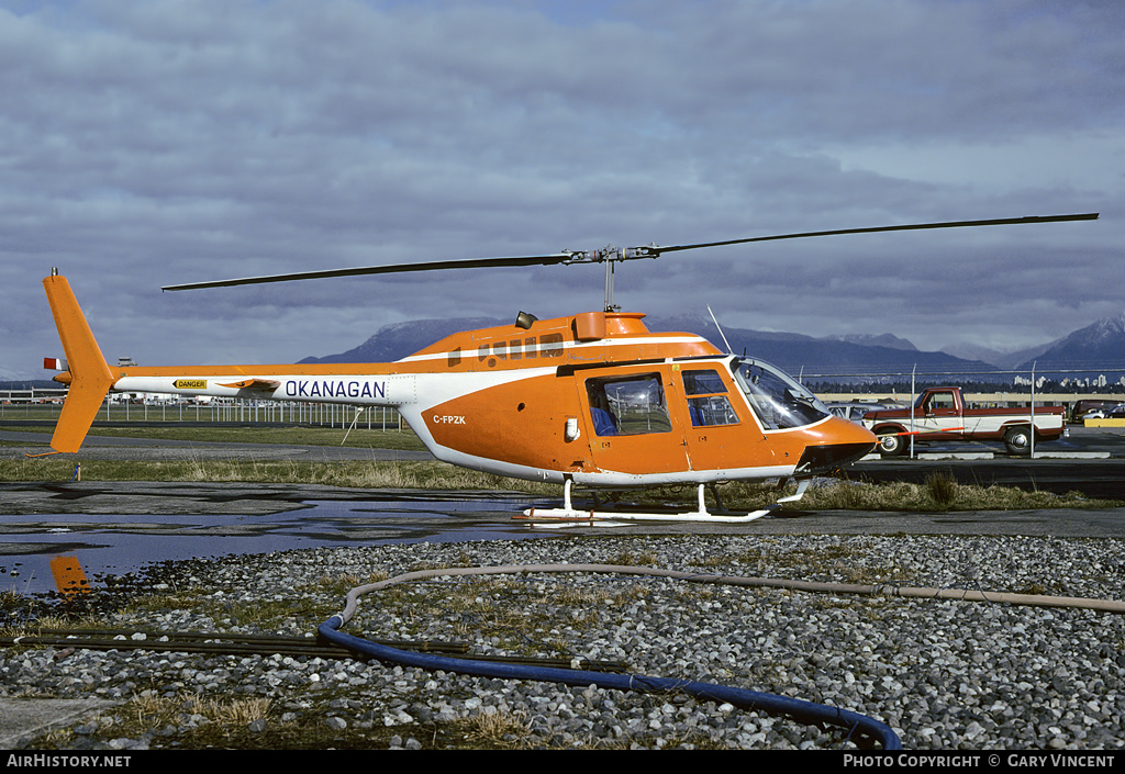 Aircraft Photo of C-FPZK | Bell 206B JetRanger II | Okanagan Helicopters | AirHistory.net #59971