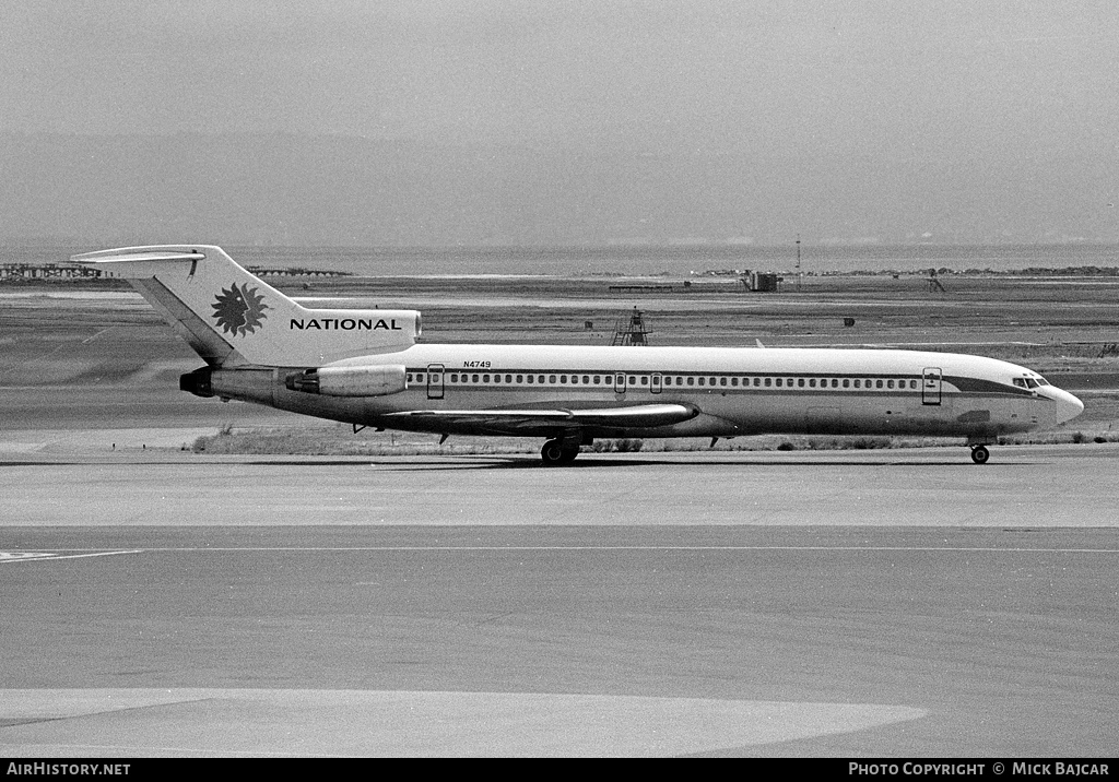 Aircraft Photo of N4749 | Boeing 727-235 | National Airlines | AirHistory.net #59985