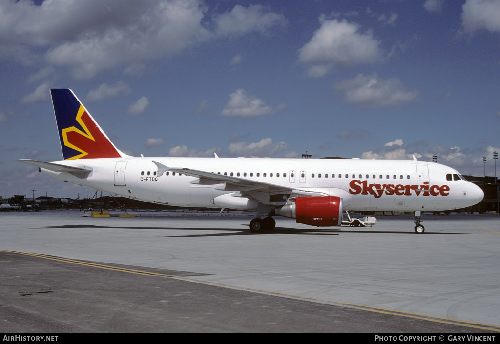 Aircraft Photo of C-FTDQ | Airbus A320-214 | Skyservice Airlines | AirHistory.net #59988