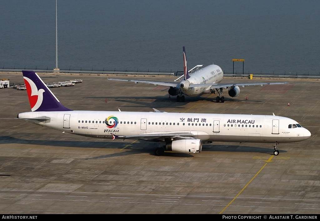 Aircraft Photo of B-MAG | Airbus A321-131 | Air Macau | AirHistory.net #59996