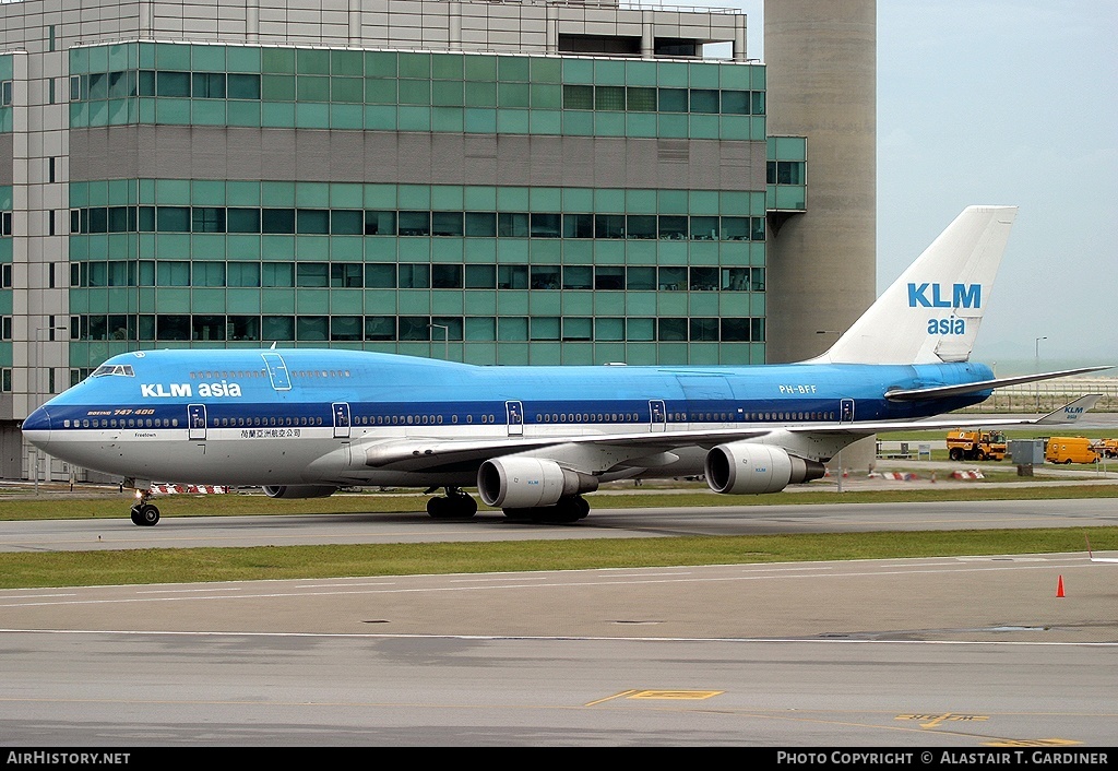 Aircraft Photo of PH-BFF | Boeing 747-406M | KLM Asia | AirHistory.net #59998