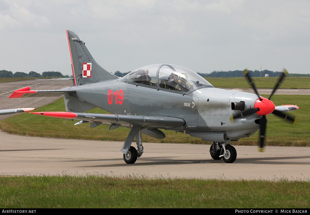 Aircraft Photo of 019 | PZL-Okecie PZL-130TC-1 Turbo Orlik | Poland - Air Force | AirHistory.net #60002