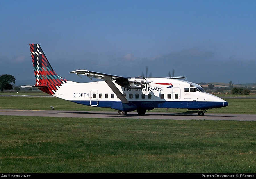Aircraft Photo of G-BPFN | Short 360-300 | British Airways | AirHistory.net #60007