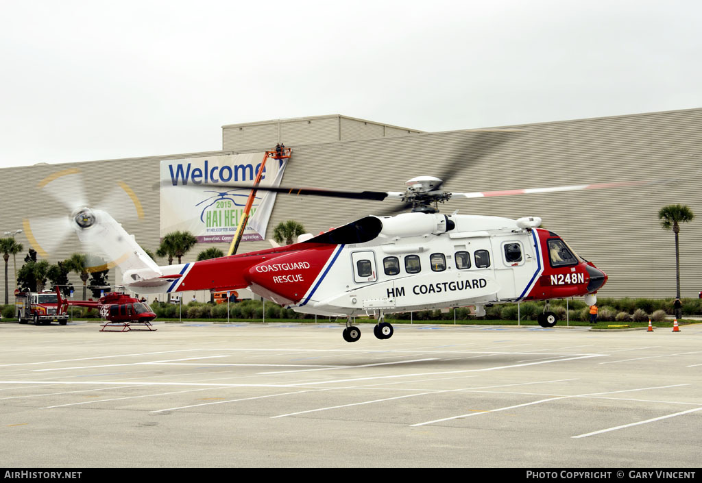 Aircraft Photo of N248N | Sikorsky S-92A | HM Coastguard | AirHistory.net #60022