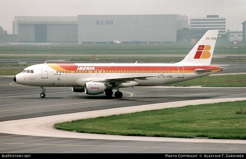 Aircraft Photo of EC-FDA | Airbus A320-211 | Iberia | AirHistory.net #60026