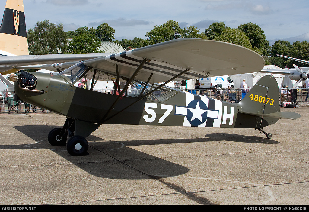 Aircraft Photo of G-RRSR / 480173 | Piper J-3C-65 Cub | USA - Air Force | AirHistory.net #60040