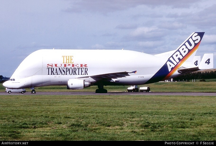 Aircraft Photo of F-GSTD | Airbus A300B4-608ST Beluga (Super Transporter) | Airbus Transport International | AirHistory.net #60057