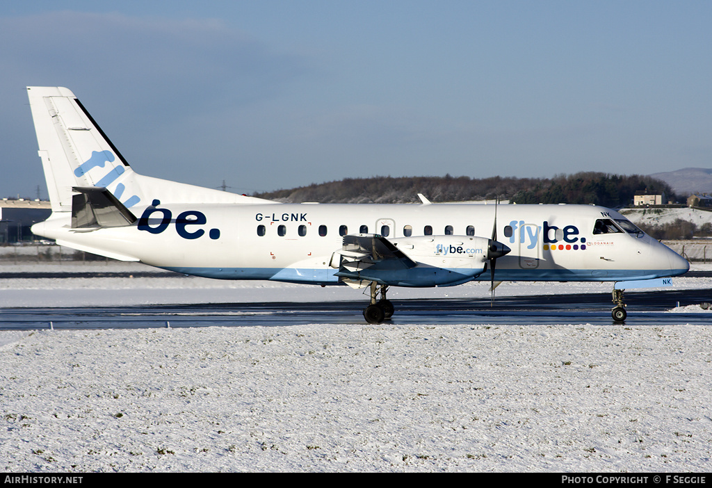 Aircraft Photo of G-LGNK | Saab 340B | Flybe | AirHistory.net #60068