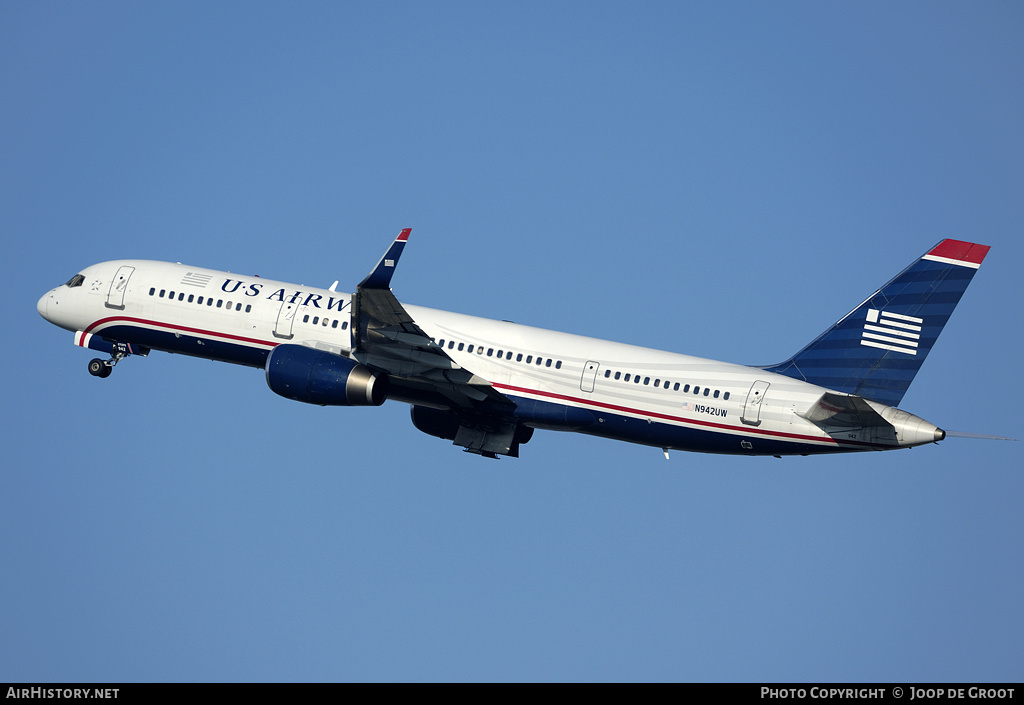 Aircraft Photo of N942UW | Boeing 757-2B7 | US Airways | AirHistory.net #60081