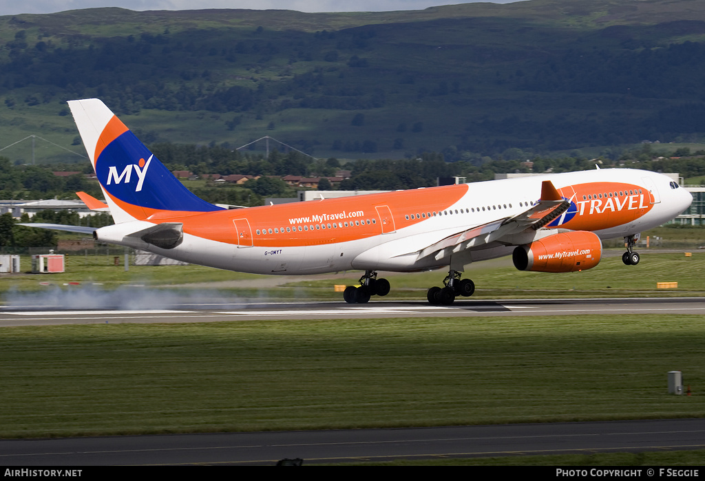 Aircraft Photo of G-OMYT | Airbus A330-243 | MyTravel Airways | AirHistory.net #60085