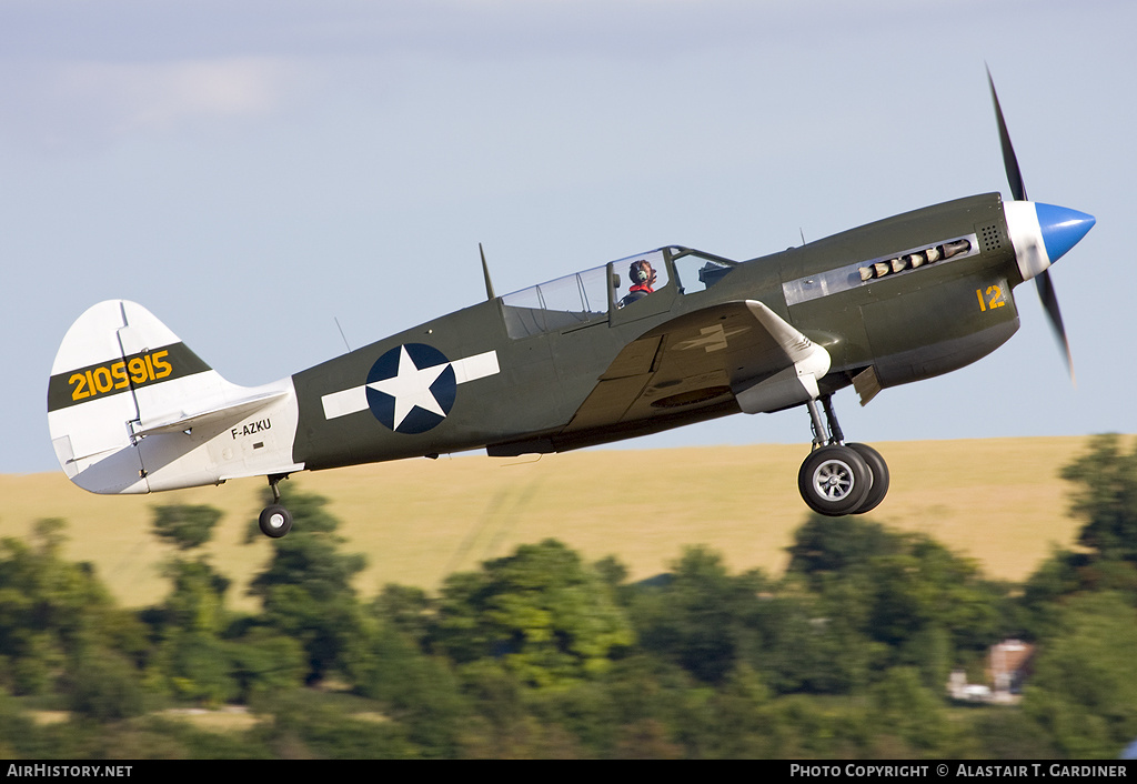Aircraft Photo of F-AZKU / 2105915 | Curtiss P-40N Kittyhawk | USA - Air Force | AirHistory.net #60089