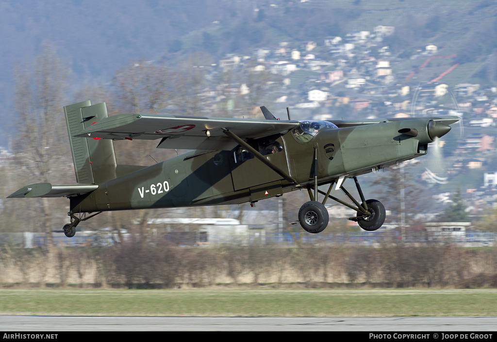 Aircraft Photo of V-620 | Pilatus PC-6/B2-H2M-1 Turbo Porter | Switzerland - Air Force | AirHistory.net #60096