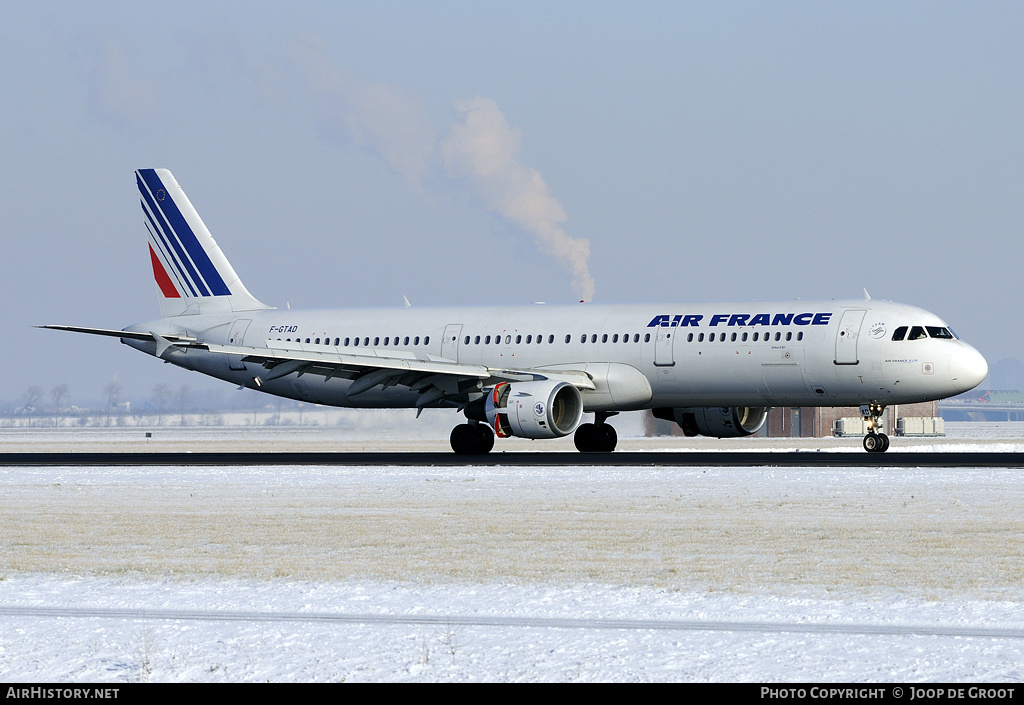 Aircraft Photo of F-GTAD | Airbus A321-211 | Air France | AirHistory.net #60099