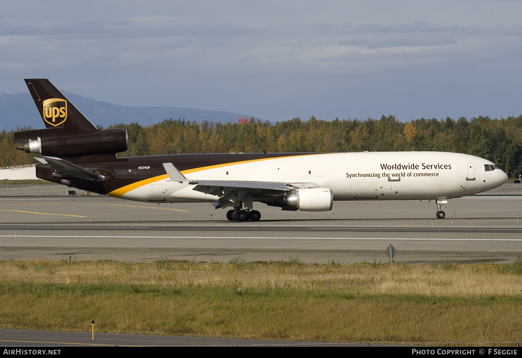 Aircraft Photo of N259UP | McDonnell Douglas MD-11/F | United Parcel Service - UPS | AirHistory.net #60110