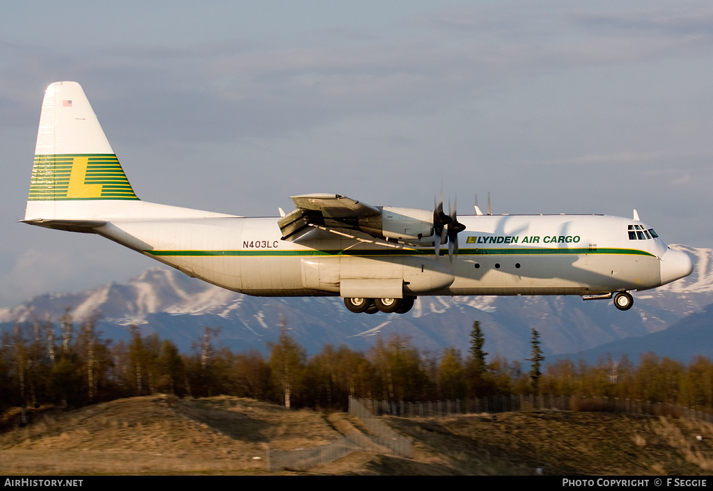 Aircraft Photo of N403LC | Lockheed L-100-30 Hercules (382G) | Lynden Air Cargo | AirHistory.net #60122