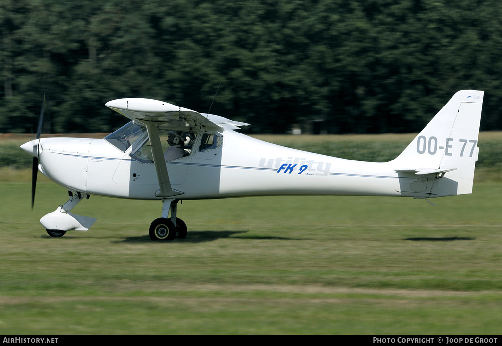 Aircraft Photo of OO-E77 | B & F Technik FK9 Mk4 Utility | AirHistory.net #60128