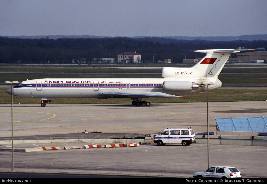 Aircraft Photo of EX-85762 | Tupolev Tu-154M | Kyrghyzstan Airlines | AirHistory.net #60132