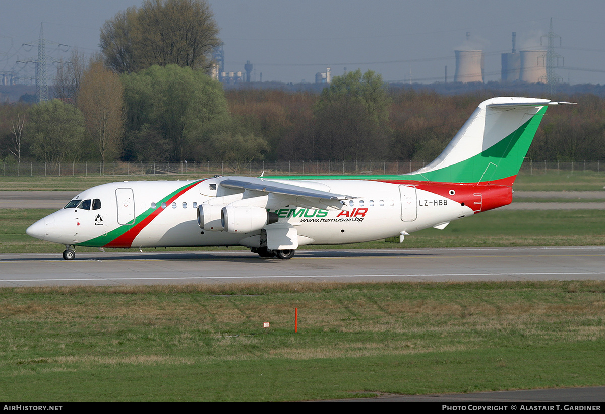 Aircraft Photo of LZ-HBB | British Aerospace BAe-146-200 | Hemus Air | AirHistory.net #60133