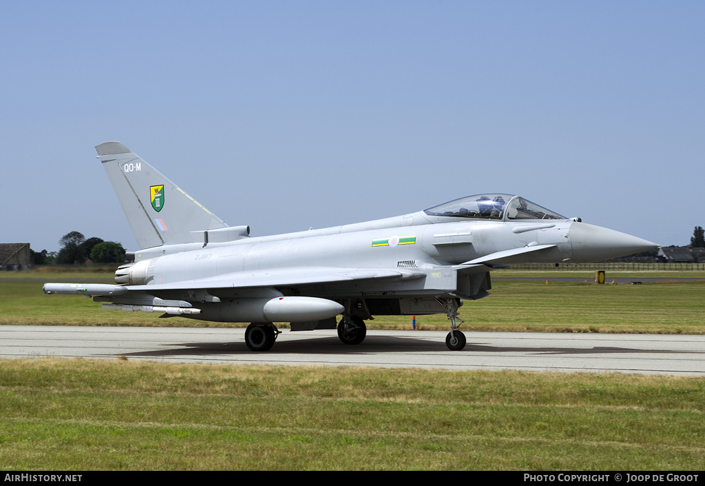 Aircraft Photo of ZJ913 | Eurofighter EF-2000 Typhoon FGR4 | UK - Air Force | AirHistory.net #60136