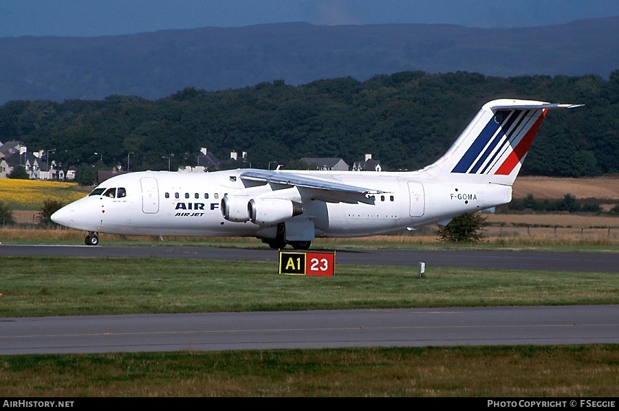 Aircraft Photo of F-GOMA | British Aerospace BAe-146-200 | Air France | AirHistory.net #60148