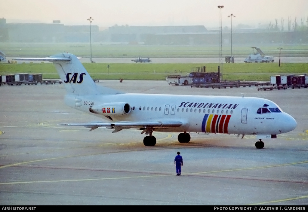 Aircraft Photo of SE-DGU | Fokker F28-4000 Fellowship | Scandinavian Airlines - SAS | AirHistory.net #60165