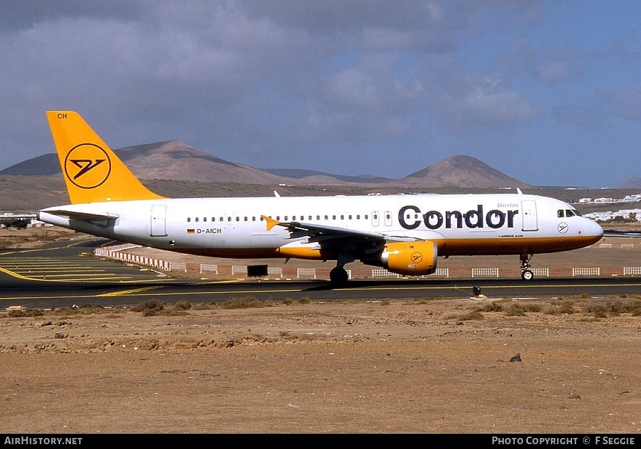 Aircraft Photo of D-AICH | Airbus A320-212 | Condor Berlin | AirHistory.net #60191