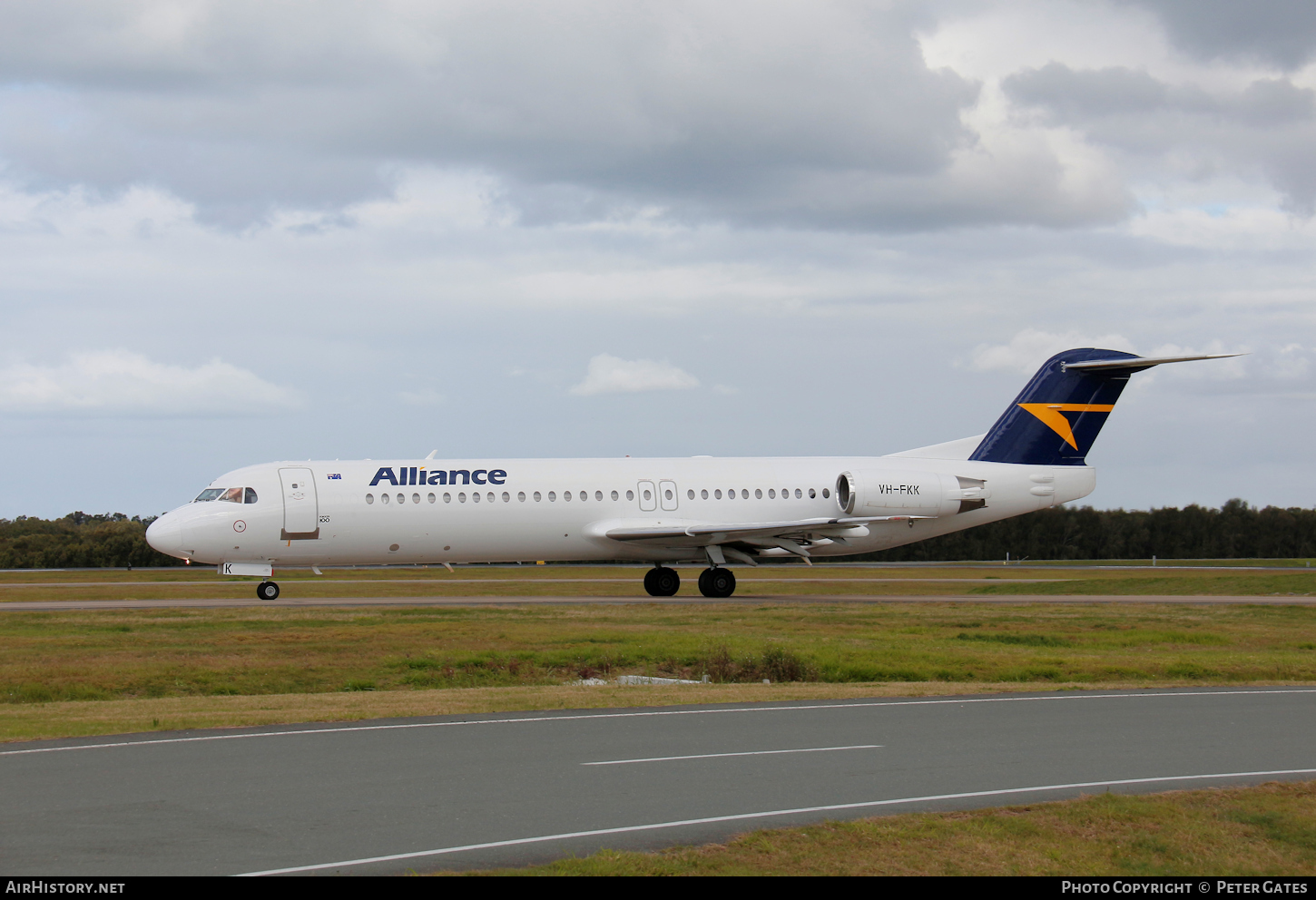 Aircraft Photo of VH-FKK | Fokker 100 (F28-0100) | Alliance Airlines | AirHistory.net #60221