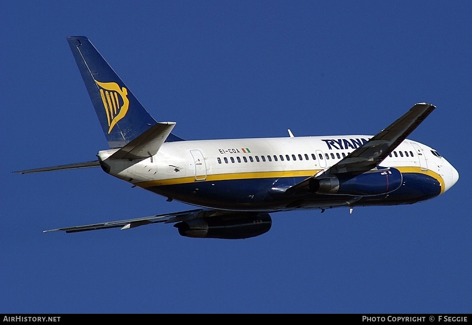 Aircraft Photo of EI-COA | Boeing 737-230/Adv | Ryanair | AirHistory.net #60234