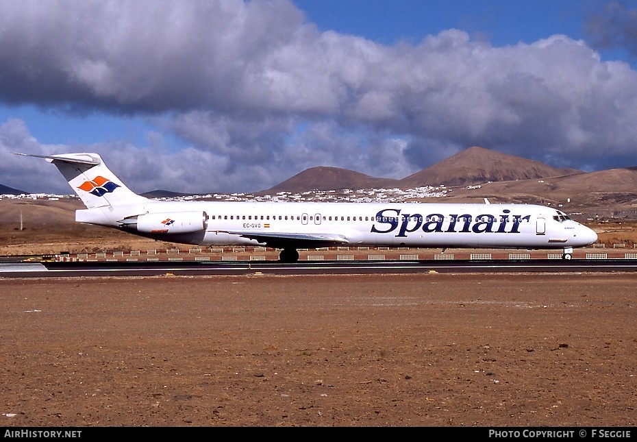 Aircraft Photo of EC-GVO | McDonnell Douglas MD-83 (DC-9-83) | Spanair | AirHistory.net #60241