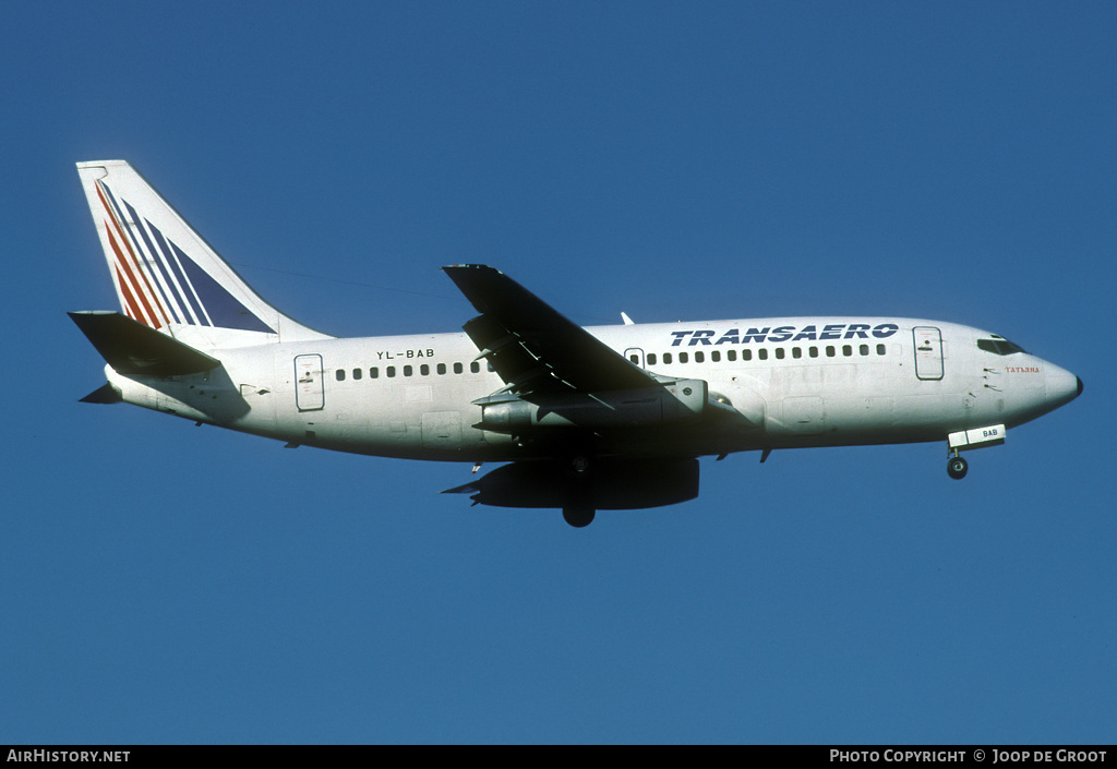 Aircraft Photo of YL-BAB | Boeing 737-236/Adv | Transaero Airlines | AirHistory.net #60252