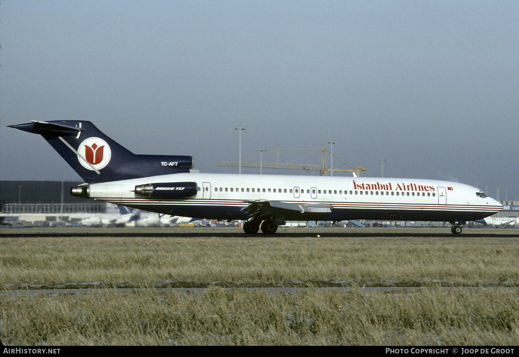 Aircraft Photo of TC-AFT | Boeing 727-230/Adv | Istanbul Airlines | AirHistory.net #60253