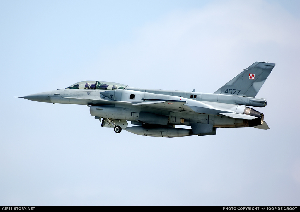 Aircraft Photo of 4077 | Lockheed Martin F-16DJ Fighting Falcon | Poland - Air Force | AirHistory.net #60266