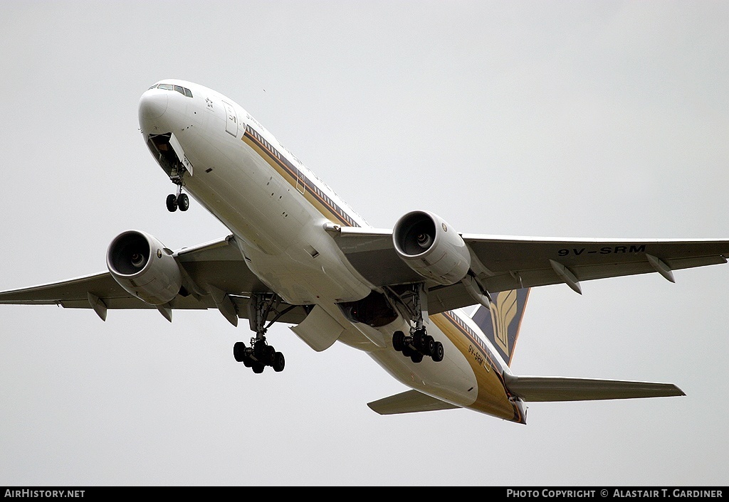 Aircraft Photo of 9V-SRM | Boeing 777-212/ER | Singapore Airlines | AirHistory.net #60274