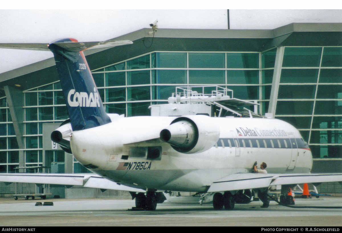 Aircraft Photo of N785CA | Bombardier CRJ-100ER (CL-600-2B19) | Delta Connection | AirHistory.net #60282