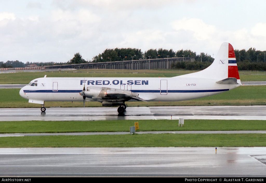 Aircraft Photo of LN-FOI | Lockheed L-188C(F) Electra | Fred. Olsen | AirHistory.net #60292