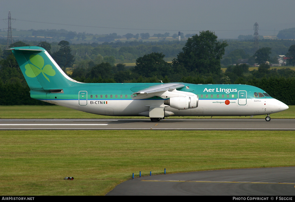 Aircraft Photo of EI-CTN | British Aerospace BAe-146-300 | Aer Lingus | AirHistory.net #60295