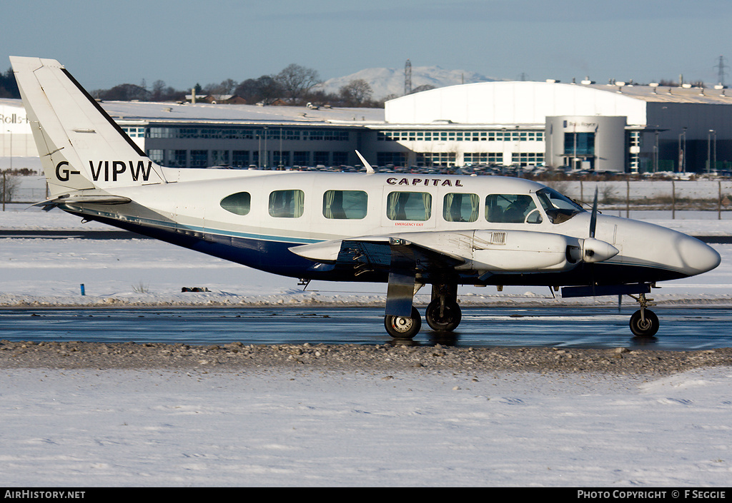 Aircraft Photo of G-VIPW | Piper PA-31-350 Navajo Chieftain | Capital Aviation | AirHistory.net #60300