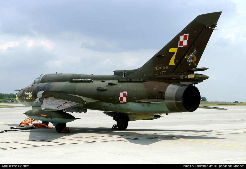 Aircraft Photo of 7308 | Sukhoi Su-22M4 | Poland - Air Force | AirHistory.net #60304