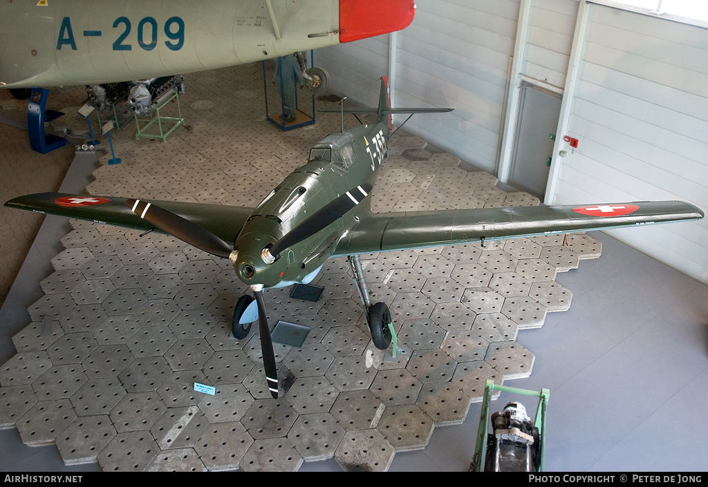 Aircraft Photo of J-355 | Messerschmitt Bf-109E-3a | Switzerland - Air Force | AirHistory.net #60308