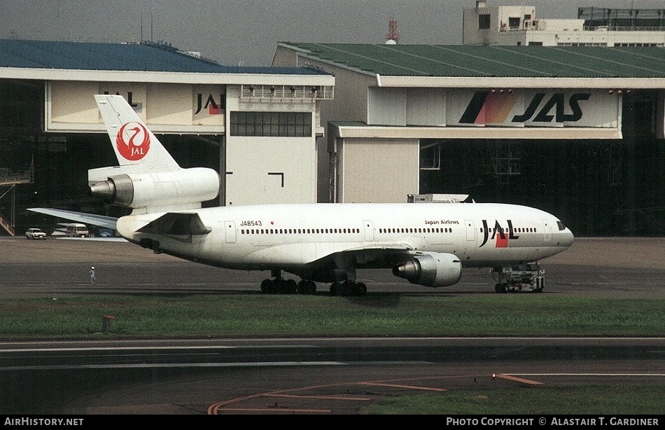 Aircraft Photo of JA8543 | McDonnell Douglas DC-10-40 | Japan Airlines - JAL | AirHistory.net #60338