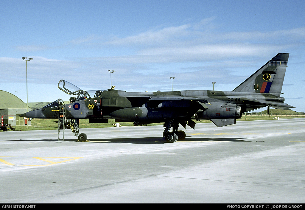 Aircraft Photo of XX144 | Sepecat Jaguar T2A | UK - Air Force | AirHistory.net #60352