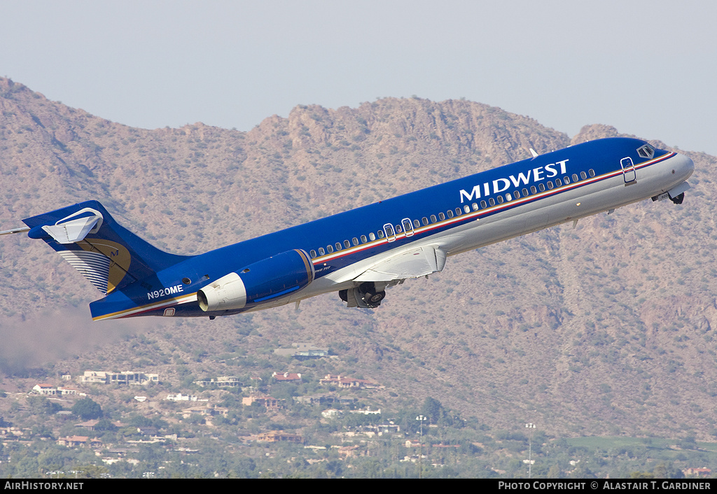 Aircraft Photo of N920ME | Boeing 717-2BL | Midwest Airlines | AirHistory.net #60357