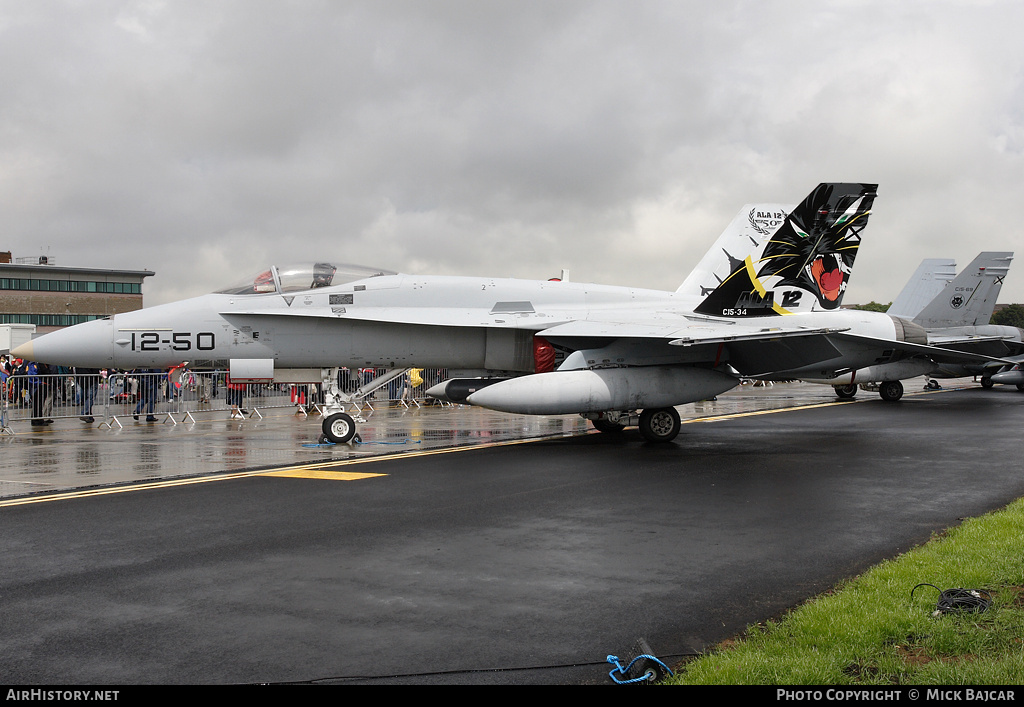 Aircraft Photo of C15-34 | McDonnell Douglas EF-18A Hornet | Spain - Air Force | AirHistory.net #60375
