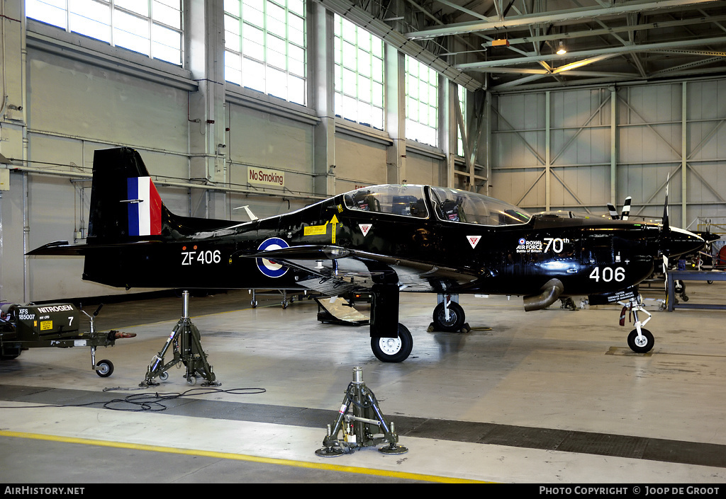 Aircraft Photo of ZF406 | Short S-312 Tucano T1 | UK - Air Force | AirHistory.net #60385